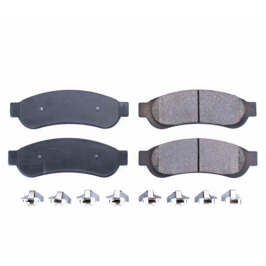 PowerStop 17-1334 PowerStop - Z17 Low-Dust Ceramic Brake Pads with Hardware
