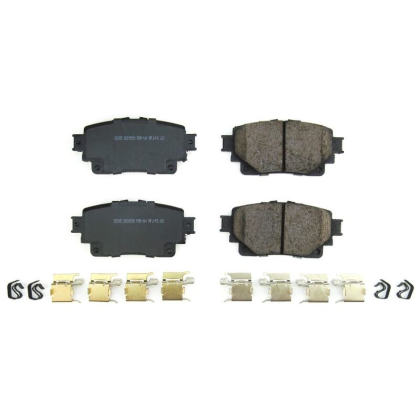 PowerStop 17-2305 PowerStop - Z17 Low-Dust Ceramic Brake Pads with Hardware