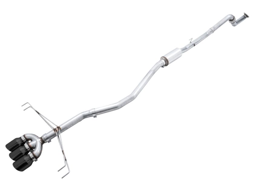 AWE Tuning 3020-53002 2017+ Honda Civic Type R Track Edition Exhaust w/Front Pipe & Triple Diamond Black Tips