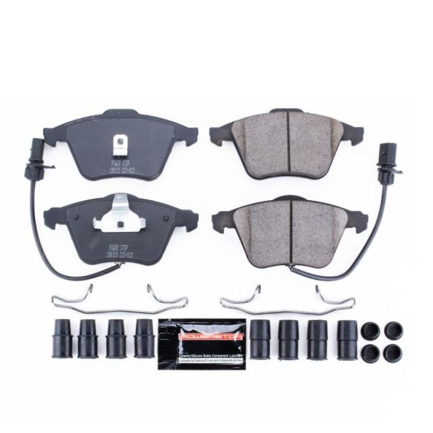 PowerStop Z23-915 PowerStop - Z23 Daily Driver Carbon-Fiber Ceramic Brake Pads with Hardware Kit