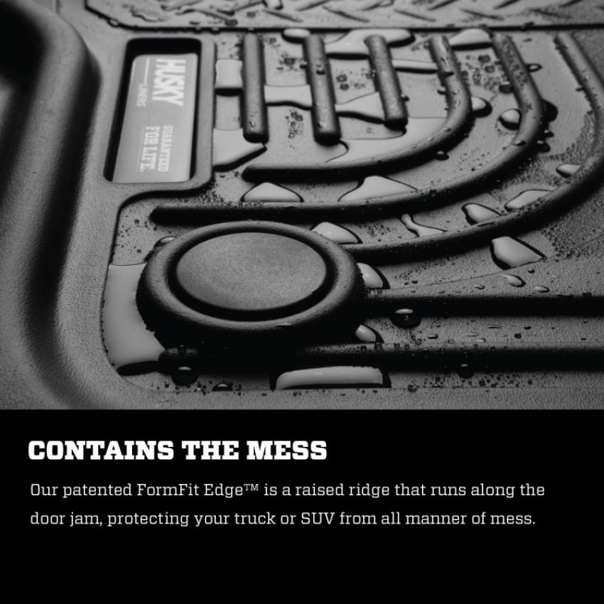 HUSKY LINERS HSK94001 Front & 2nd Seat Floor L iners Weatherbeater