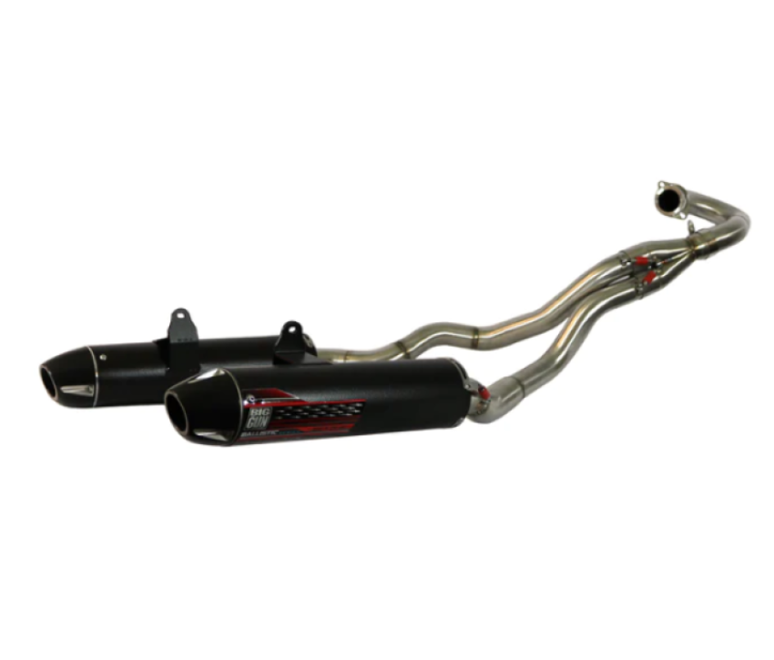 Big Gun 08-3673 15-23 Yamaha RAPTOR 700 Ballistic Series Dual Full System Exhaust