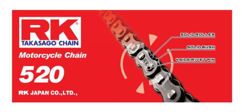 RK Chain 520-100FT RK-M 520-100FT - Natural