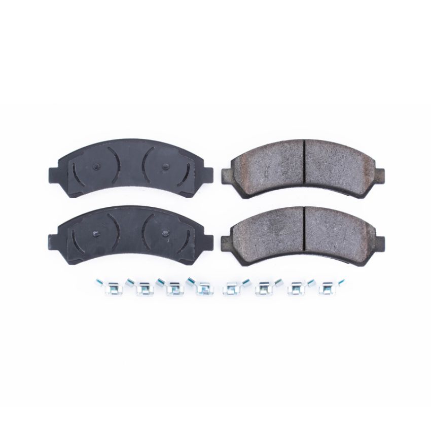 PowerStop 17-726 PowerStop - Z17 Low-Dust Ceramic Brake Pads with Hardware