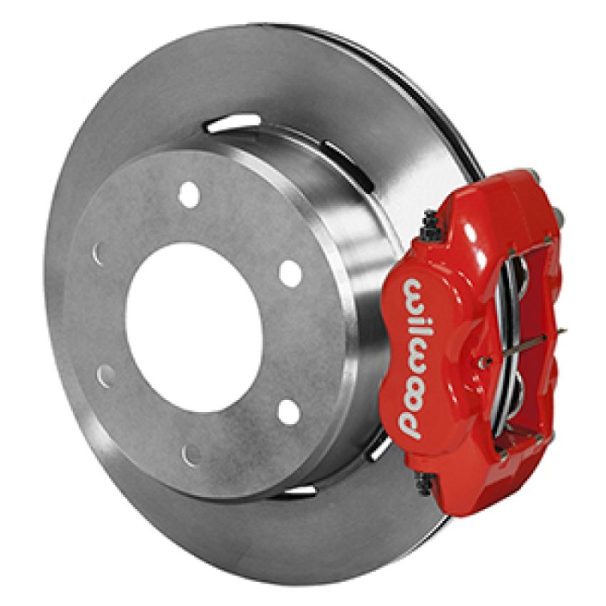 Wilwood 140-16712-R 63-87 C10/C15 Dynalite FDLI Red Calipers 12.19in x .81in Rotors 6-Lug Rear Disc Brake Kit
