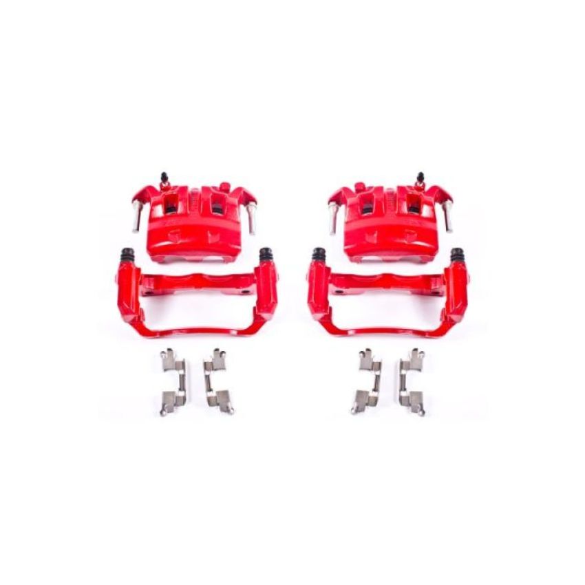 PowerStop S3122 Red Powder Coated Calipers