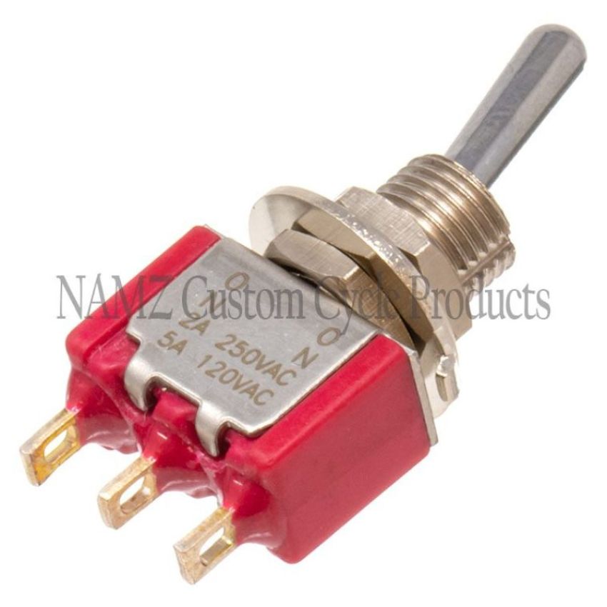 NAMZ NMTS-01 Mini High/Low Beam Toggle Switch 5-AMP 1/4in. Hole