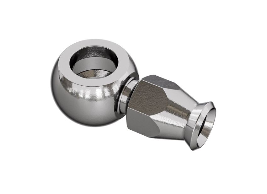 Goodridge P5091-03-04C Straight Short Banjo for 7/16 Bolt