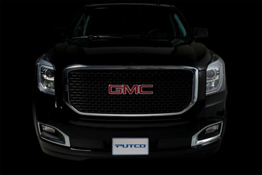 Putco 270519B 15-20 GMC Yukon XL - Liquid 3D Slot / Black Denali Style Lighted Boss Grille