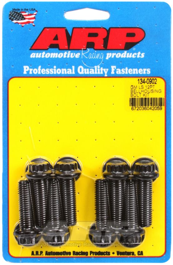 ARP ARP134-0902 Bellhousing Bolt Kit - 12pt. GM LS