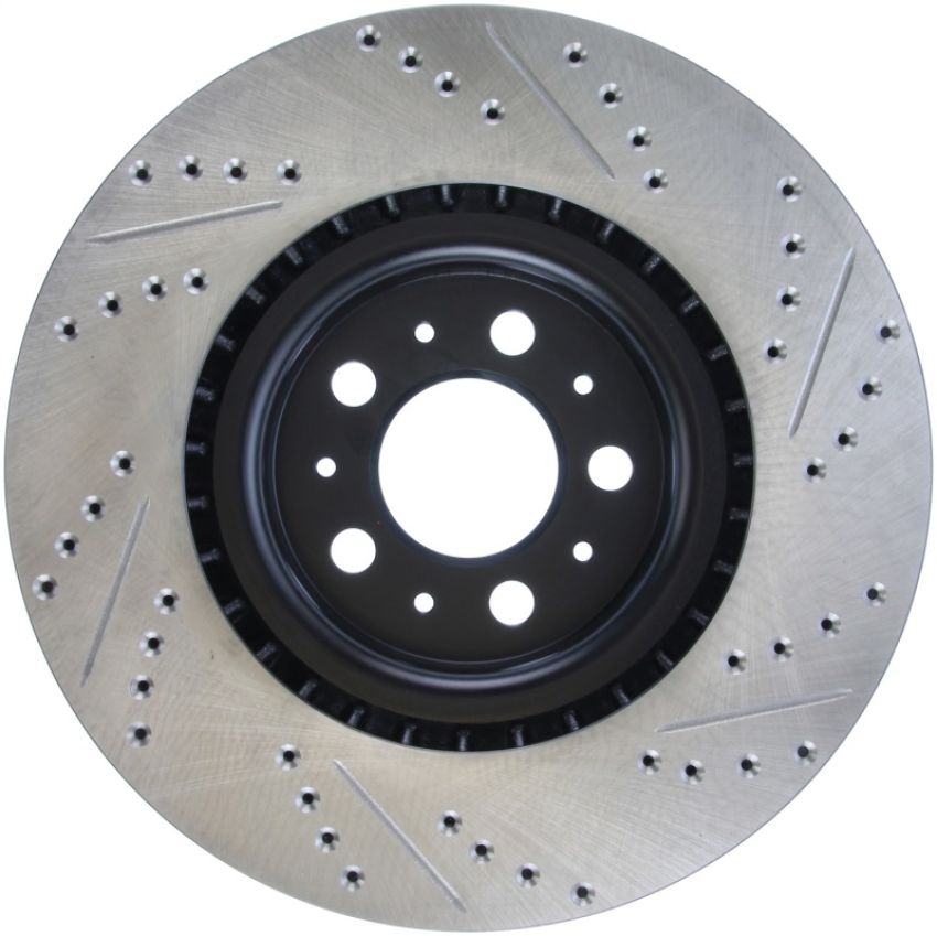 Stoptech 127.39035R Slotted & Drilled Sport Brake Rotor