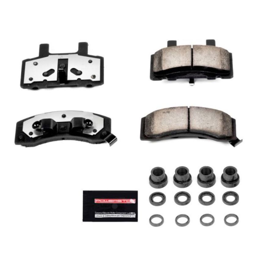 PowerStop Z36-370 PowerStop - Z36 Truck and SUV Carbon-Fiber Ceramic Brake Pads with Hardware Kit