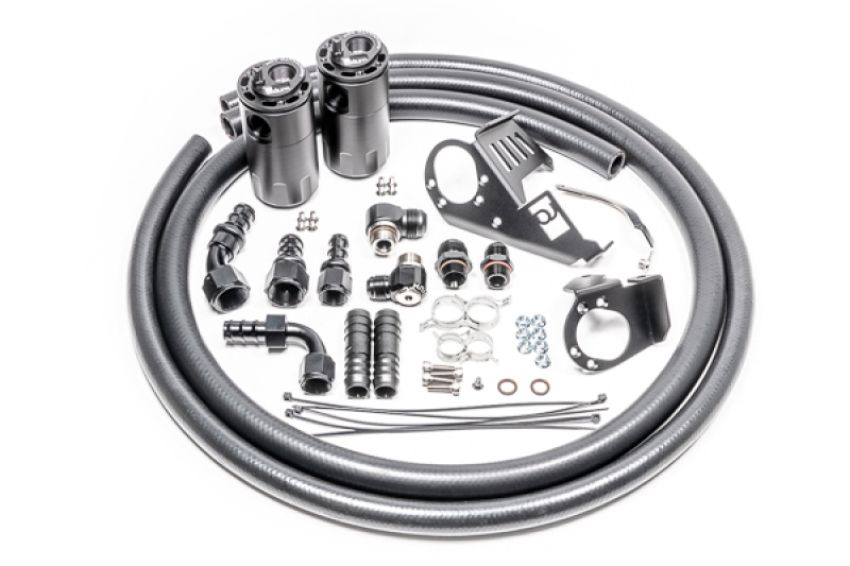 Radium Engineering 20-0756-FL DUAL CATCH CAN KIT, 2022+ SUBARU WRX, FLUID LOCK