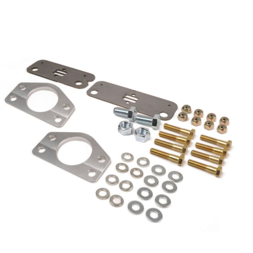 Ridetech 12109521 4 hole upper ball joint wedge plate and Shelby drop for 1964-1970 Mustang.
