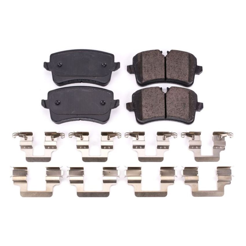 PowerStop 17-1547 PowerStop - Z17 Low-Dust Ceramic Brake Pads with Hardware