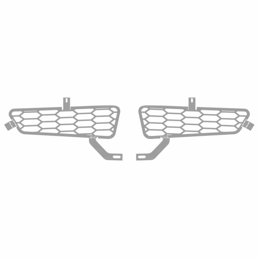 Putco 86168 15-20 Ford F-150 Raptor - Hex Style - Polished SS Bumper Grille Inserts