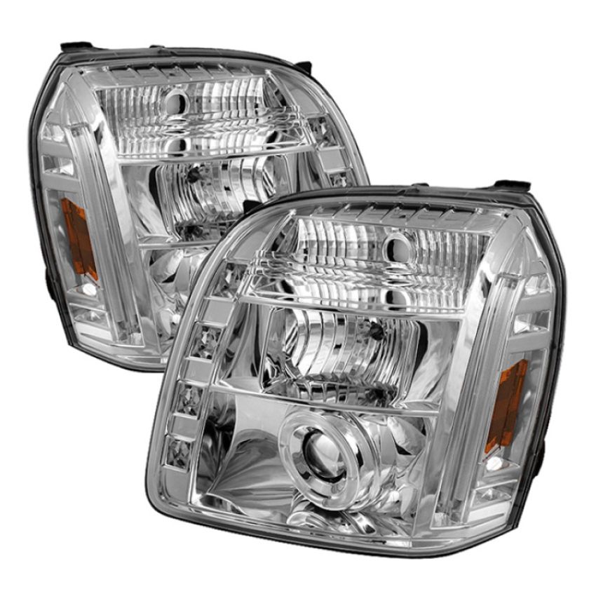 SPYDER 5029324 Projector Headlights - LED Halo - Chrome