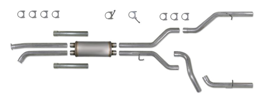 Diamond Eye Performance K3422A Diamond Eye KIT 3-1/2in CB DUAL GAS AL TOYOTA TUNDRA 5.7L 07-10