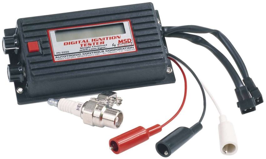MSD IGNITION MSD8998 Digital Ignition Tester - Single Channel