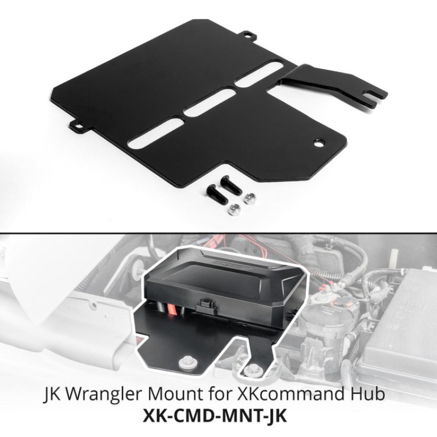 XKGLOW XK-CMD-MNT-JK XK Glow XKcommand Hub Mounting Bracket for Wrangler JK