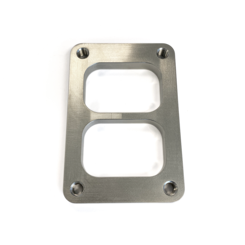 Stainless Bros 603-00056-0200 SS304 T6 Turbo Inlet Flange Divided - 1/2in / 12.7mm (Threaded)