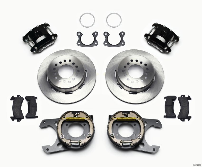 Wilwood 140-12210 D154 P/S Park Brake Kit Small Ford 2.66in Offset