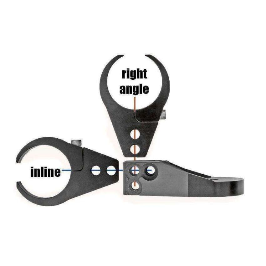 Rugged Radios AMH-1.25 Antenna Bar Mount for Horizontal Bar 1.25 Inch