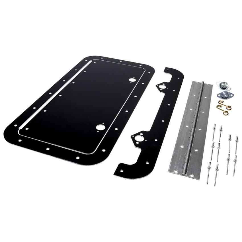 ALLSTAR PERFORMANCE ALL18542 Access Panel Kit Black 6in x 14in