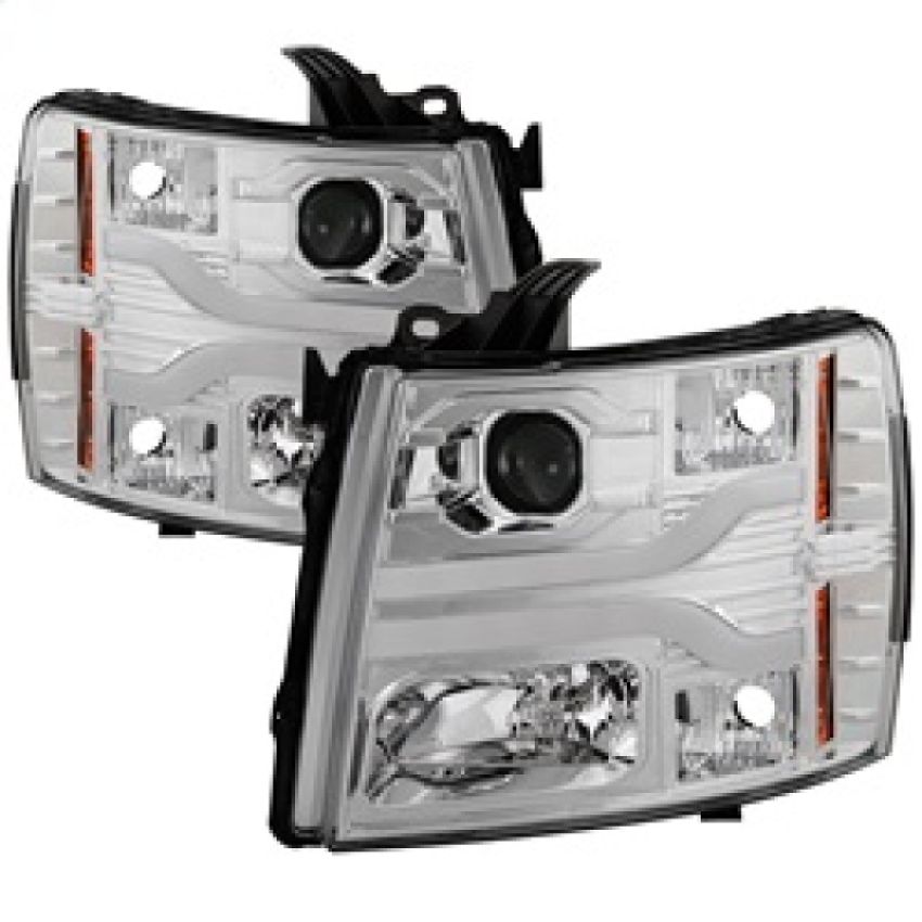 SPYDER 5083616 Projector Headlights - Version 3 - LED DRL - Chrome