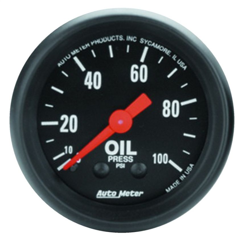 AutoMeter 2604 GAUGE, OIL PRESS, 2 1/16