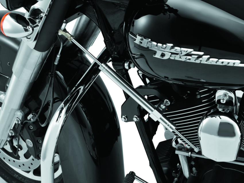 TwinPower 601114 Twin Power 00-08 FLH FLT Satin Steering Damper Kit
