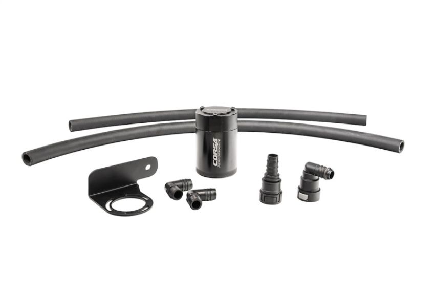 Corsa Performance CC0009 CORSA Performance 3 oz. aluminum oil catch can with mounting bracket