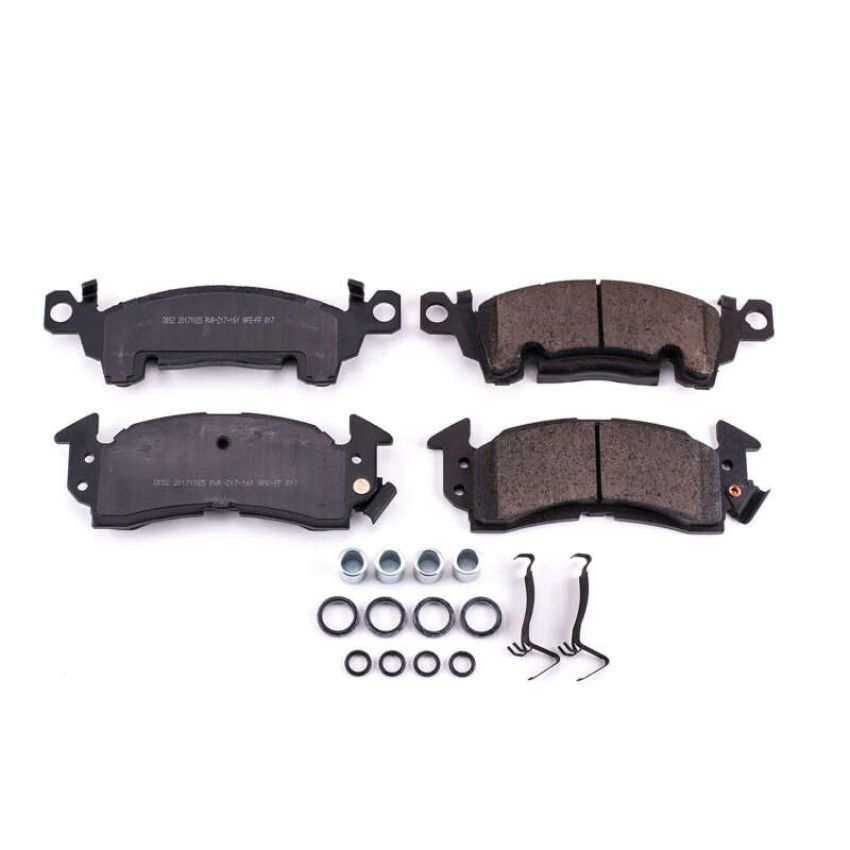 PowerStop 17-052 PowerStop - Z17 Low-Dust Ceramic Brake Pads with Hardware