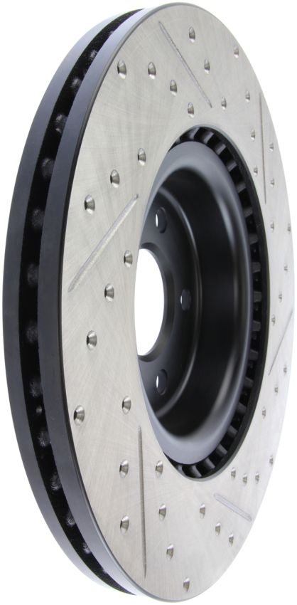 Stoptech 127.33138R Slotted & Drilled Sport Brake Rotor