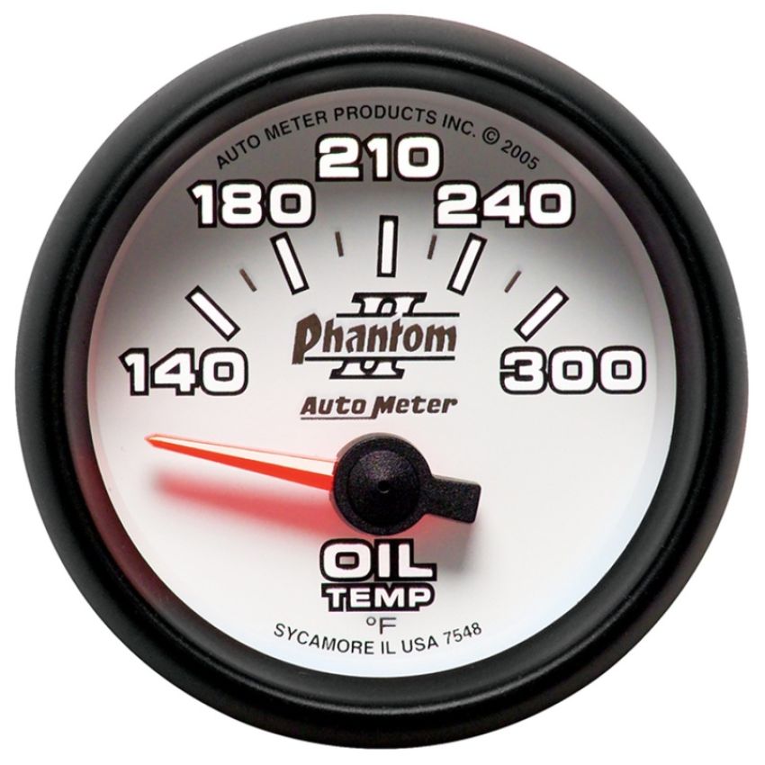 AutoMeter 7548 GAUGE, OIL TEMP, 2 1/16