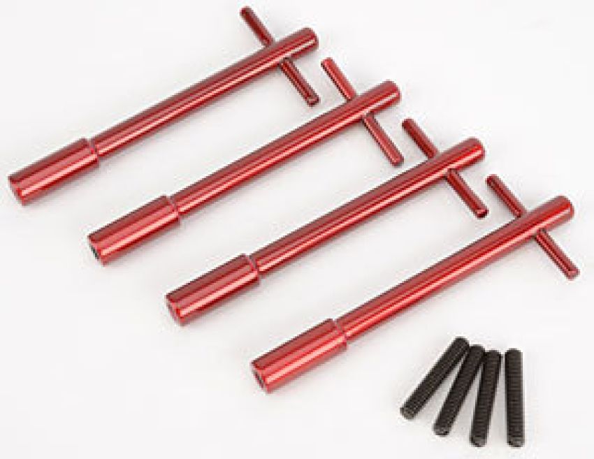 MOROSO MOR68605 Valve Cover Wing Nuts 4pk 1/4-20 Tall Red