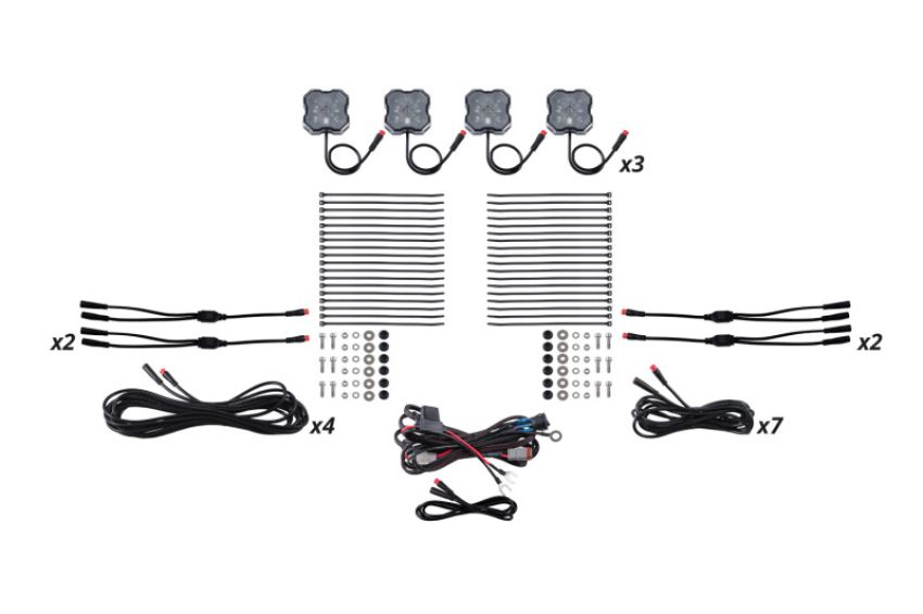 Diode Dynamics DD7748 RGBW Rock Light Installer Kit (12-pack)