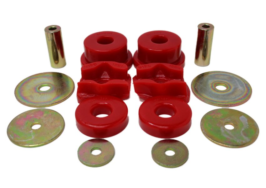 Energy Suspension 16.1114R 97-01 Honda CR-V (Auto Trans Only) 4WD Diff Mount Set - Red