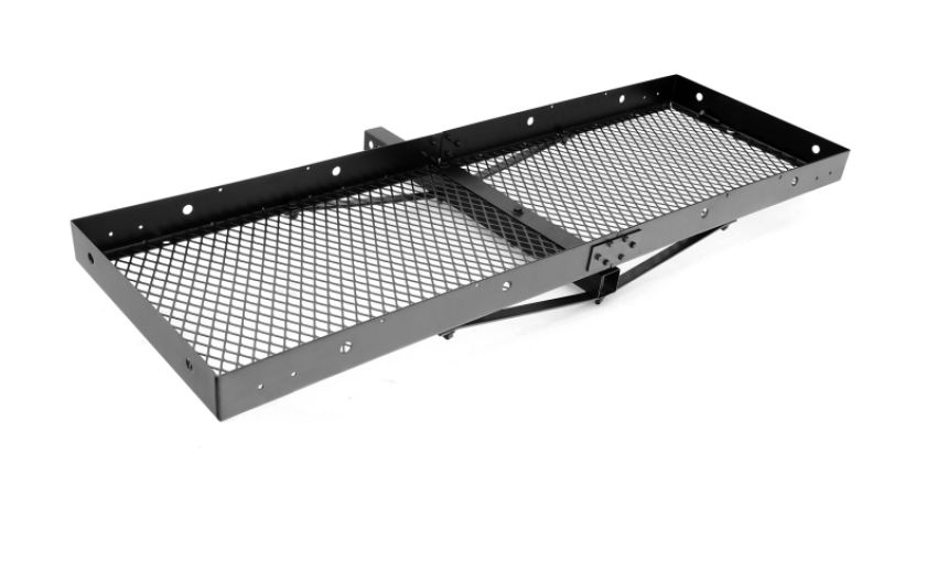 LUND 601010 Universal 20in X 60in Basic Cargo Carrier For 2in Hitches - Black