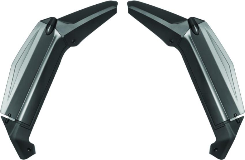Kuryakyn 6579 Air Deflectors 18-Up Goldwing Dark Smoke