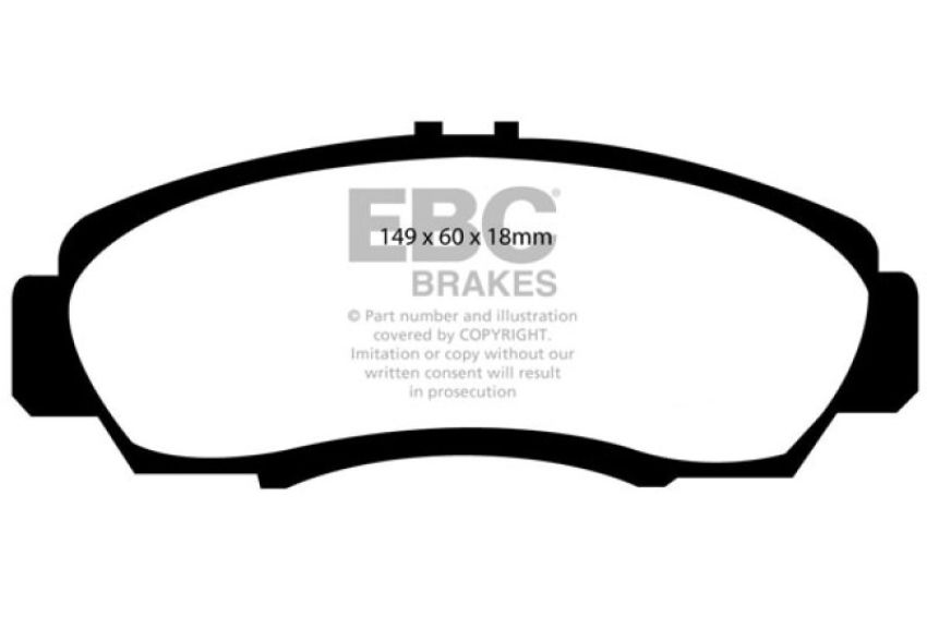 EBC Brakes DP31610C Redstuff Ceramic Low Dust Brake Pads