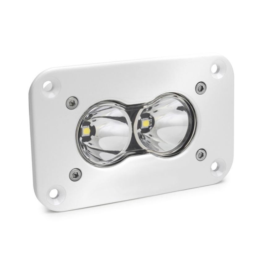 Baja Designs 481001WT S2 Pro White Flush Mount LED Auxiliary Light Pod