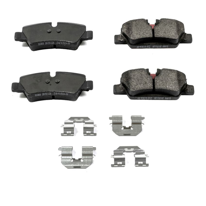 PowerStop 17-1800 PowerStop - Z17 Low-Dust Ceramic Brake Pads with Hardware
