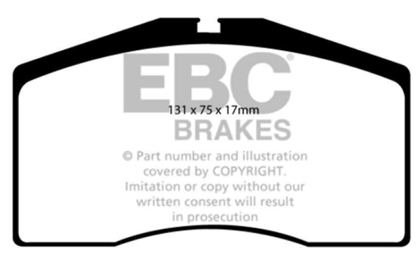 EBC Brakes DP2997 Greenstuff 2000 Series Sport Brake Pads