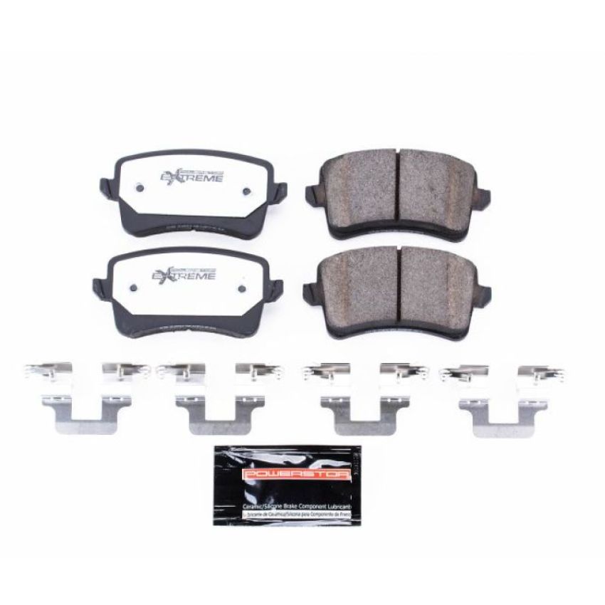 PowerStop Z26-1386 PowerStop - Z26 Performance Carbon-Fiber Ceramic Brake Pads with Hardware Kit