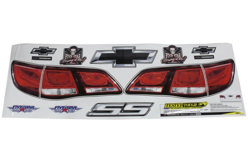 FIVESTAR FIV680-450-ID Tail Only Graphics Kit 13 Chevy SS