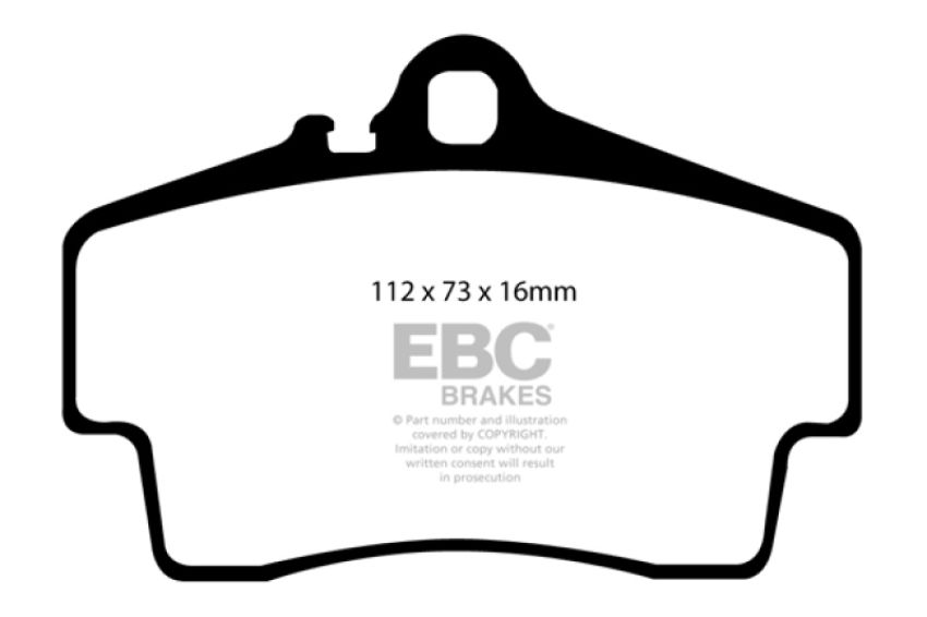 EBC Brakes DP21208 Greenstuff 2000 Series Sport Brake Pads