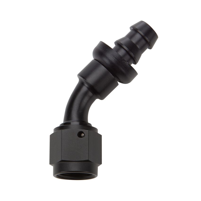 ALLSTAR PERFORMANCE ALL49436 Pushlock Hose End Black 45 Deg Elbow -16