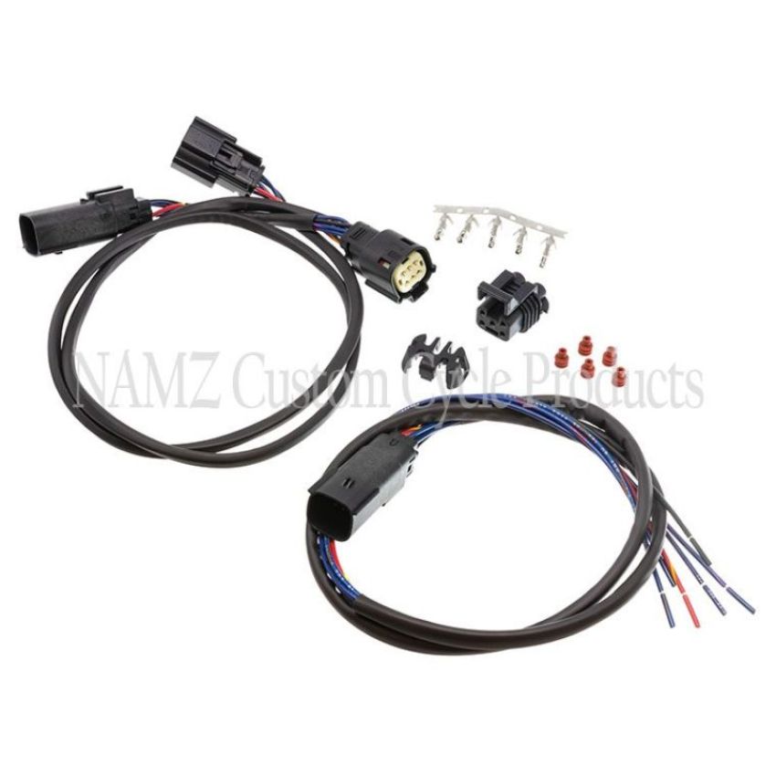 NAMZ NCTP-WK14 14-23 Street/Road Glide Models Plug-N-Play Complete Tour Pack Wiring Installation Kit