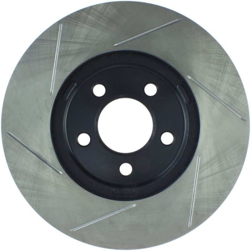 Stoptech 126.61072SL Power Slot 03-08 Crown Victoria/Grand Marquis/Lincoln Town Car Front Left Slotted Rotor